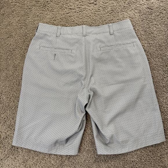 Ben Hogan - Mens Shorts Size: 34 Golf Flat Front Blue Patterned - Picture 2 of 4